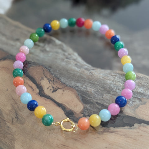XL KRALEN KETTING MULTI K0345