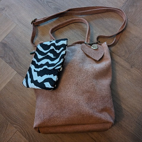 Suede tas online