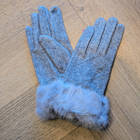 WARME HANDSCHOENEN GRIJS H0234