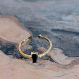 RING  BLACK SMALL R0107