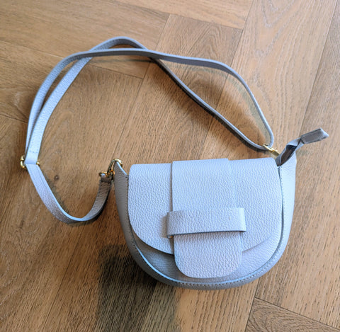 LEREN TAS BLAUW T0310