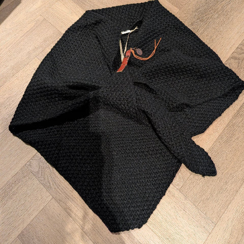 OMSLAGDOEK ZWART H0289