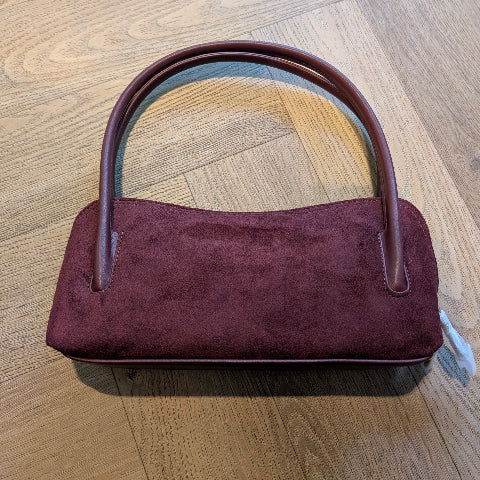 KUNST LEDEREN SUEDE SCHOUDERTAS T0342