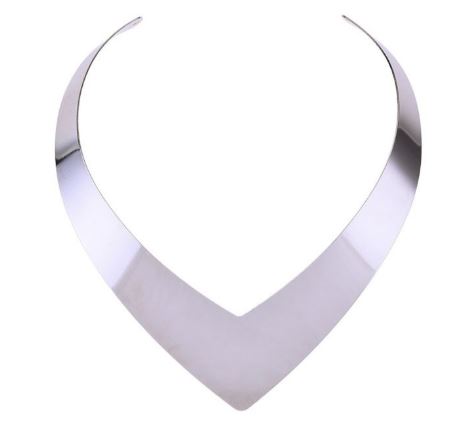 NEK KETTING ZILVERKLEURIG K0126